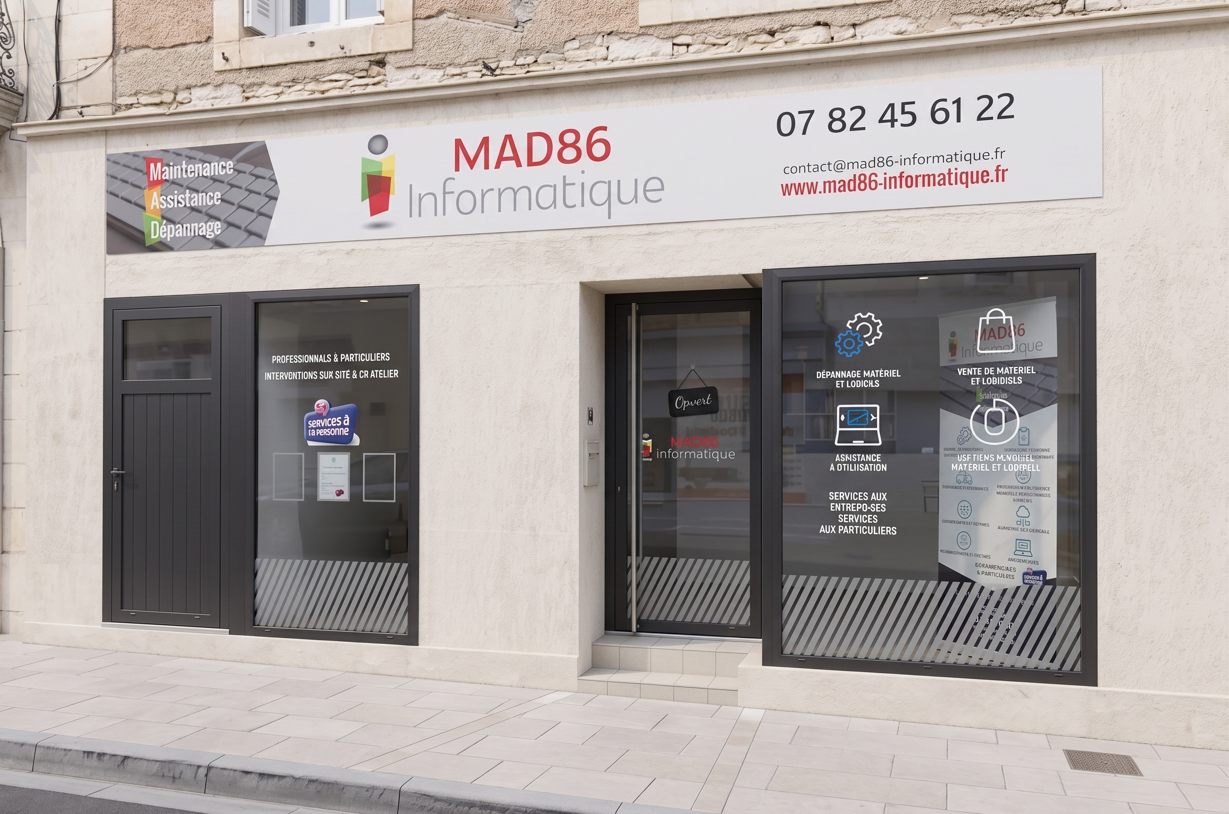 Atelier de réparation informatique MAD86 à Neuville-de-Poitou